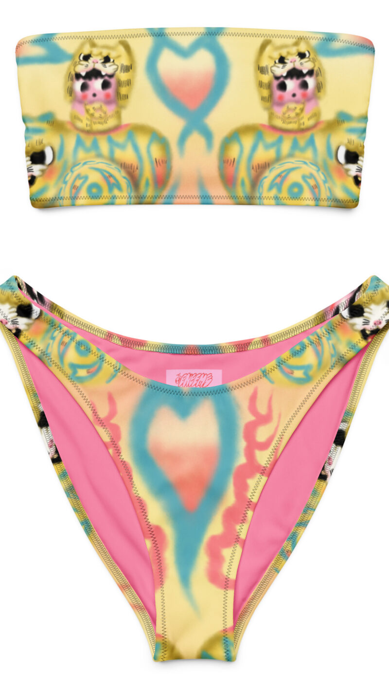 kokeshi tiger car bikini